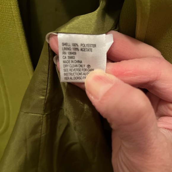 Tahari Lime Green Blazer for Women - Picture 4 of 7